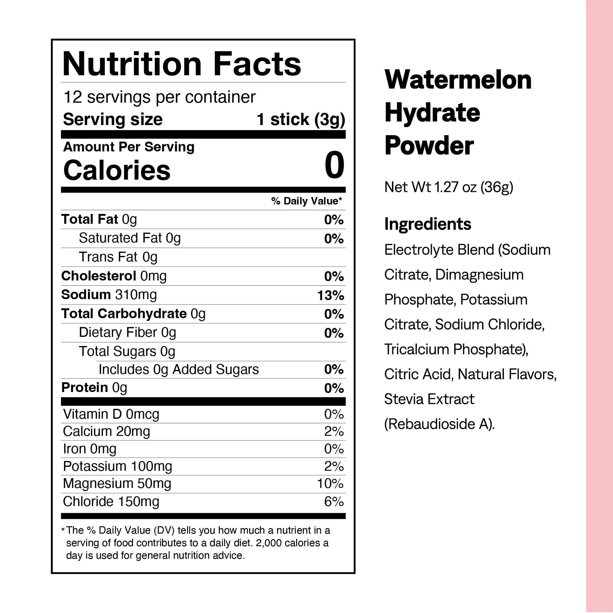 Watermelon Hydrate Electrolyte Packets - Image 4